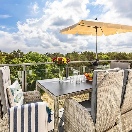 Apartament Prora - Penthouse Mit Strandkorb Am Strand- Meerglueck Dachterrasse Binz