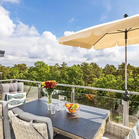 Prora - Penthouse Mit Strandkorb Am Strand- Meerglueck Dachterrasse * Binz