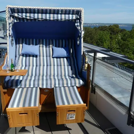 Prora - Penthouse Mit Strandkorb Am Strand- Meerglueck Dachterrasse 아파트